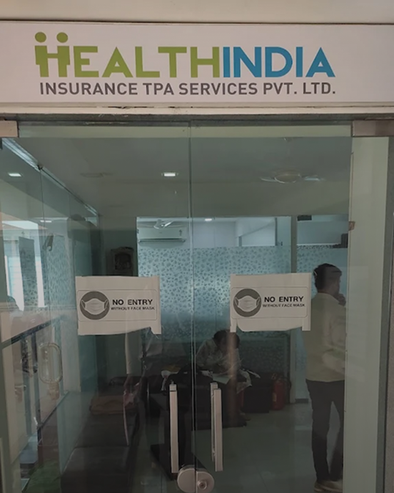 HealthIndia office entrance